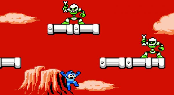 Frågan lyder: Håller Mega Man på att falla mot döden?