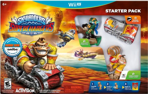 Värd att veta är att Wii U och Wii-versionerna av Skylanders SuperChargers innehåller antingen en Bowser eller Donkey Kong-figur att spela med - som även fungerar som amiibos!