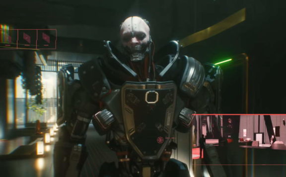 Adam Smasher, en cyborg i Cyberpunk 2077.