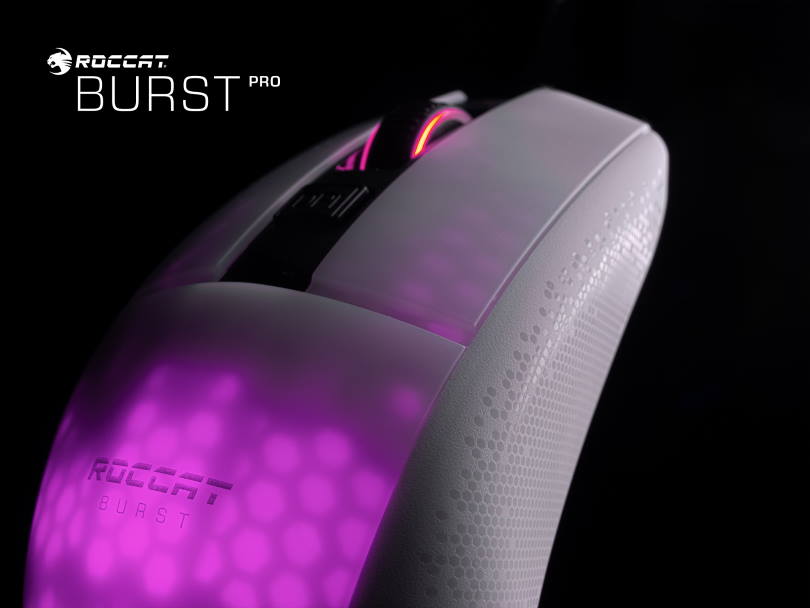 Roccat Burst Pro, Arctic White.