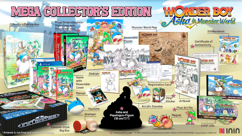 Wonder Boy: Asha in Monster World: Mega Collector's Edition.