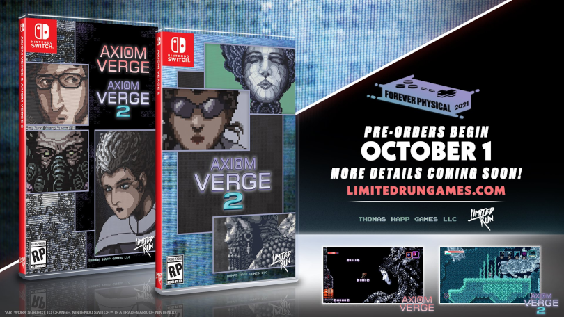 Nintendo Indie World Showcase augusti 2021: LRG utannonserar fysisk utgåva av Axiom Verge 2.