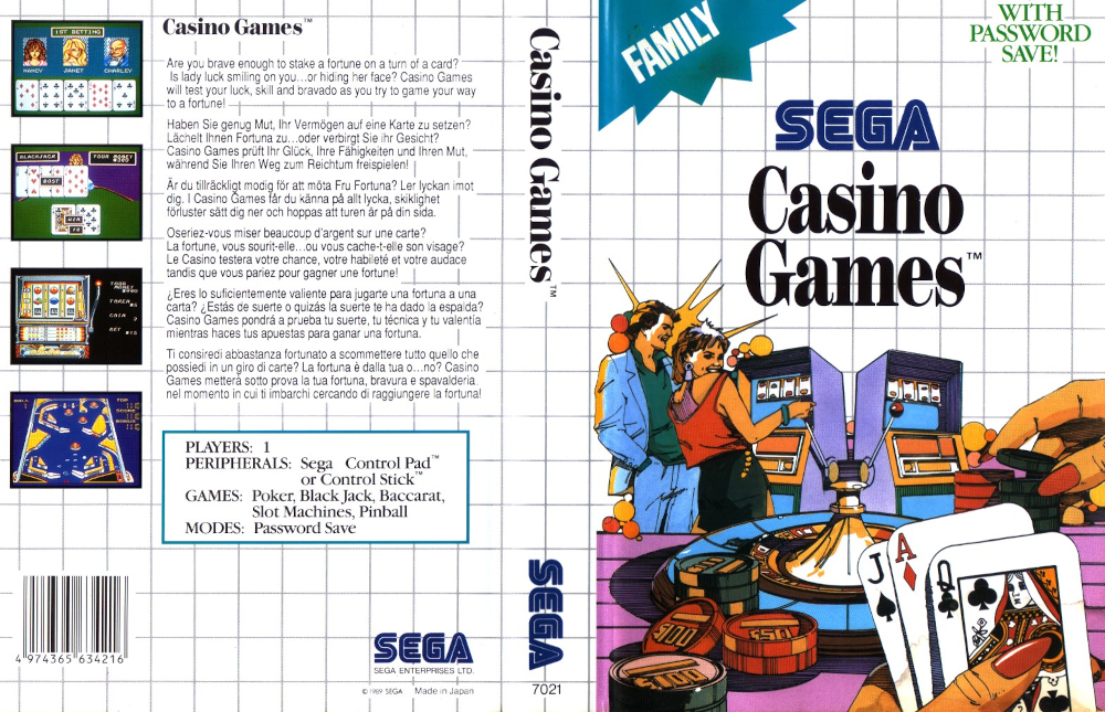 Casino Games: omslag.