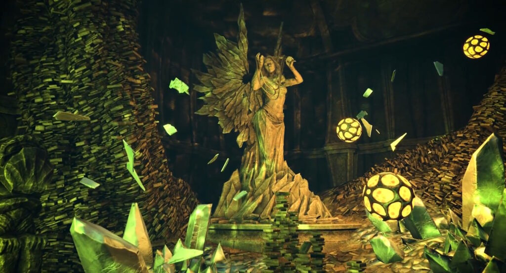Staty av Ithelia, en ny daedrisk prins i The Elder Scrolls Online: Gold Road.